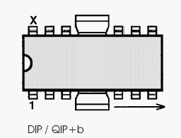 20-DIP+b Caixa circuito Integrado