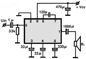 AN7116 circuito eletronico
