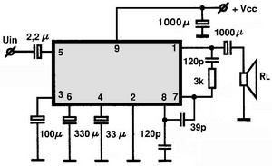 AN7117 circuito eletronico