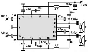 AN7118 circuito eletronico