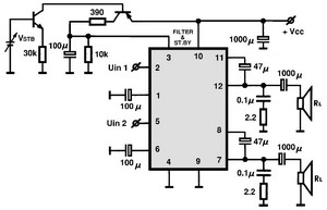 AN7135 circuito eletronico