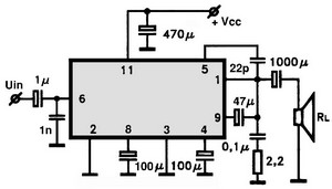 AN7150 circuito eletronico