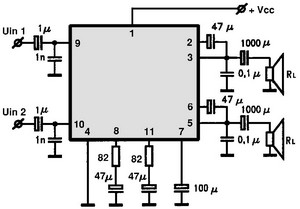 AN7161 circuito eletronico