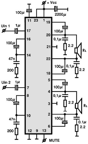 AN7177 circuito eletronico