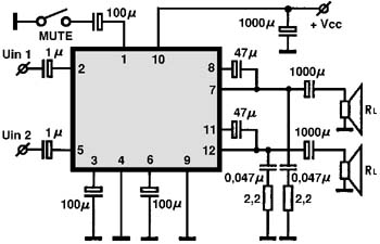 AN7178 circuito eletronico
