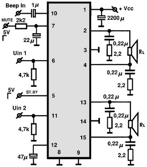 AN7190NK circuito eletronico