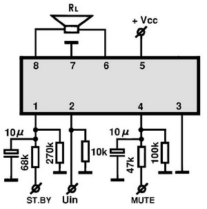 AN7511 circuito eletronico