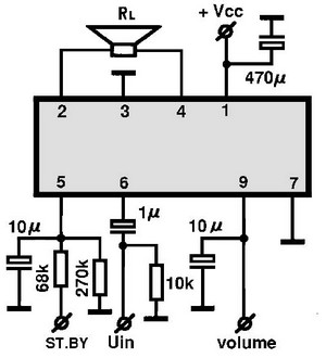 AN7523 circuito eletronico