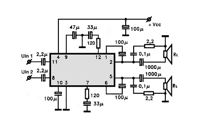 BA5302A circuito eletronico
