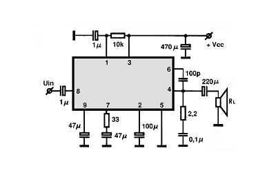 BA5404 circuito eletronico