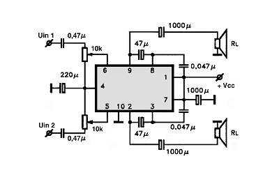 BA5410 circuito eletronico