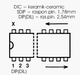 DIL-20 Caixa circuito Integrado