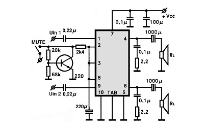 HA13115 circuito eletronico