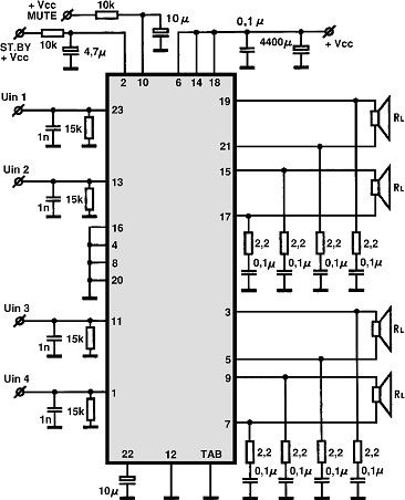 HA13151 circuito eletronico