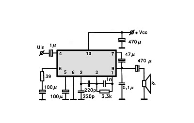 HA1324 circuito eletronico