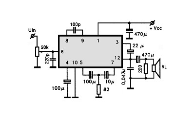 HA1325 circuito eletronico