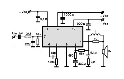 HA1350 circuito eletronico