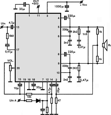 HA1367A circuito eletronico