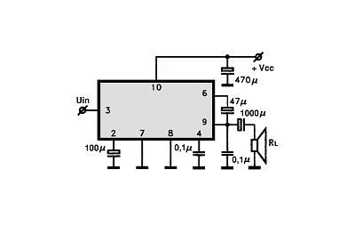HA1372 circuito eletronico