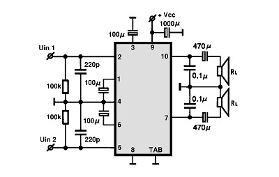 HA1374A circuito eletronico