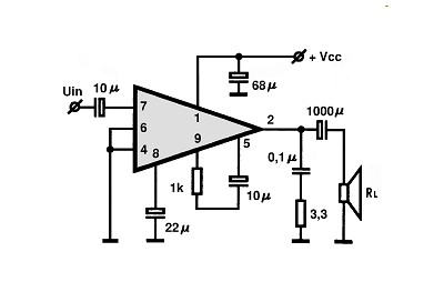 K1021YH1 circuito eletronico