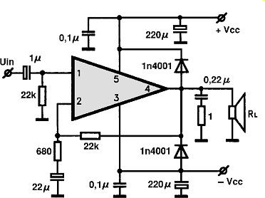 L165 circuito eletronico