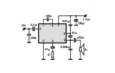 LA4140 circuito eletronico