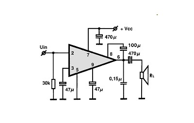 LA4145 circuito eletronico