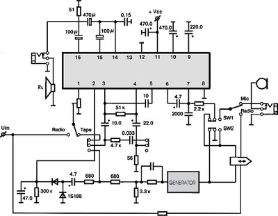 LA4162 circuito eletronico