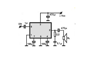 LA4275 circuito eletronico