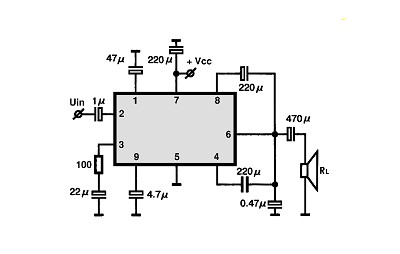 LA4510 circuito eletronico