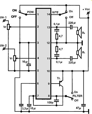 LA4538M circuito eletronico