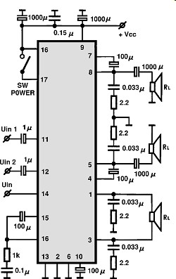 LA4630N circuito eletronico