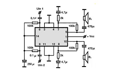 LM379S circuito eletronico