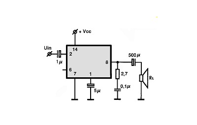 LM380N circuito eletronico
