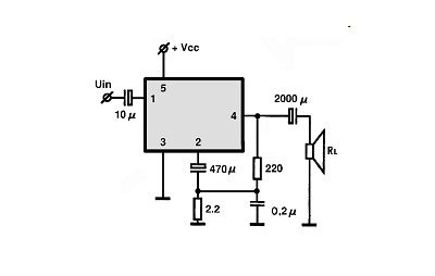 LM383A circuito eletronico