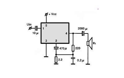 LM383AT circuito eletronico