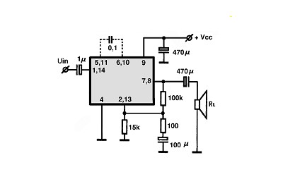 LM387V circuito eletronico