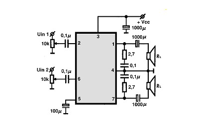 LM4752T circuito eletronico
