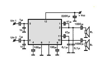 M51101L circuito eletronico