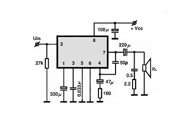 M5118L circuito eletronico