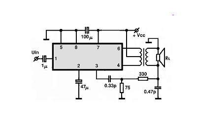 M51503L circuito eletronico
