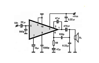 M51512L circuito eletronico