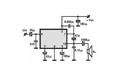 M51514L circuito eletronico