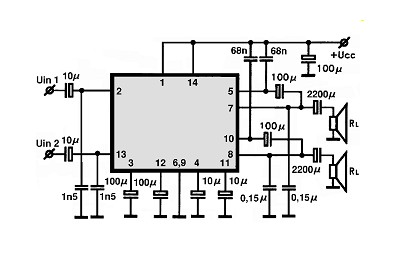 M51515BL circuito eletronico