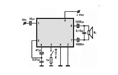 M51516L circuito eletronico