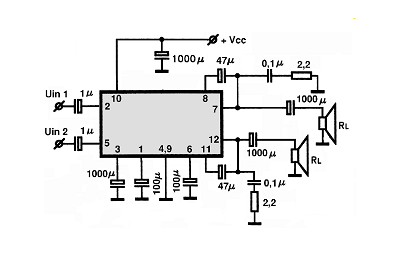 M51601L circuito eletronico