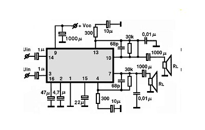 M51602P circuito eletronico