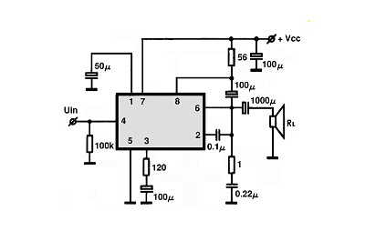 MA7307 circuito eletronico