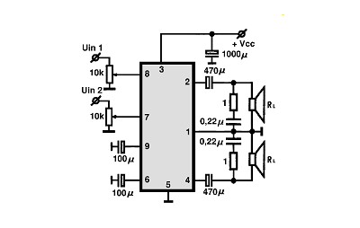 NJM2073S circuito eletronico